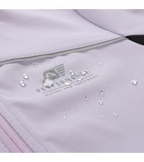 Detská softshell bunda GEROCO ALPINE PRO pastel lilac