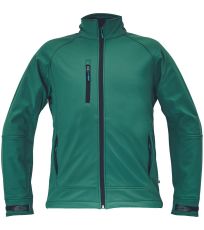 Pánska softshell bunda CHITRA Cerva tm.zelená