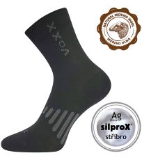 Unisex sportovní merino ponožky Powrix Voxx khaki