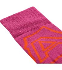 Unisex vysoké ponožky PHALTE ALPINE PRO fuchsia