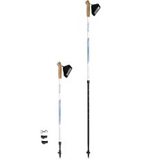 Nordic Walking palice - bielo-modré RUBBLE2 Spokey 