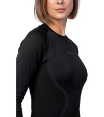 Dámske funkčné bezšvové termotričko THERMO ACTIVE TS L/S W HANNAH anthracite