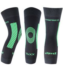 Unisex kompresný návlek na koleno - 1 ks Protect Voxx neón zelená